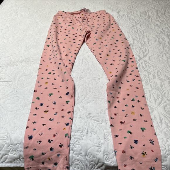 NWT Hanna Andersson Floral Print Leggings Size 12 - Picture 2 of 6
